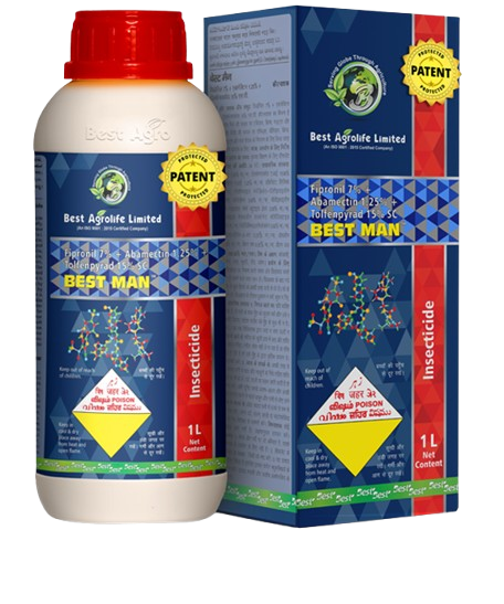 BEST MAN Insecticide (Fipronil 7% + Abamectin 1.25% + Fenpropathrin 15% SC)